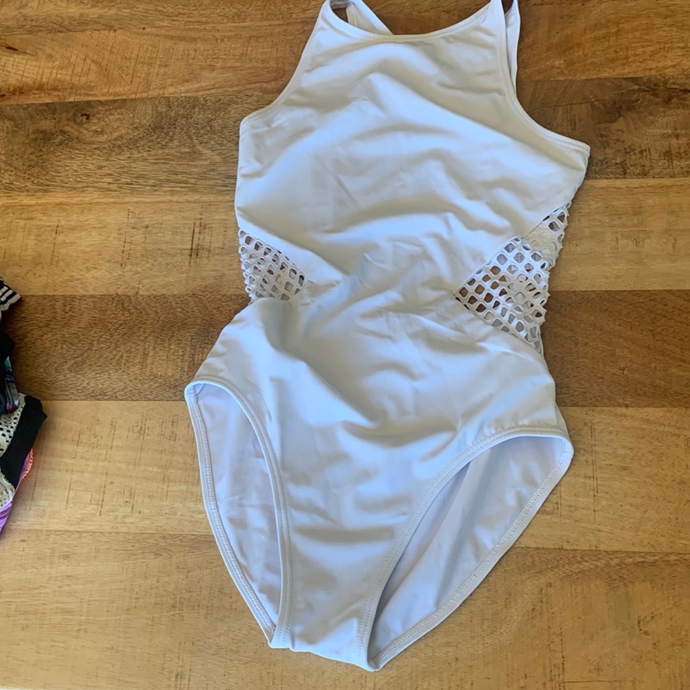 White Balera Leotard size Large Child